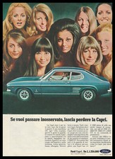 Anni ' 70  * Pubblicità Originale "Ford, Ford Capri" Italia