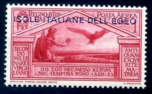 Isole egeo 1930 - , virgilio