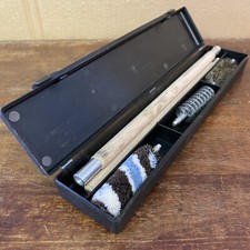 Scovolino Nuovo Con 3 Spazzolini Asta Legno Per Fucile Calibro 12 Caccia Pulizia