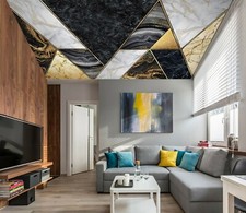 3D marmo NA8789 soffitto parete carta murales stampa parete decalcomania deco AJ WALL Fay