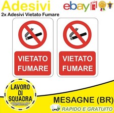 2 sticker prohibited smoking