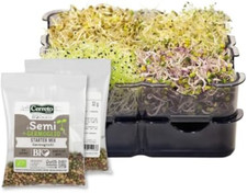 STARTER KIT Germogliatore per Semi + 2 Confezioni in OMAGGIO di Mix di Semi da 3