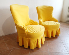 coppia poltroncine gialle