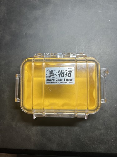 Pelican 1010 micro case yellow - case,
