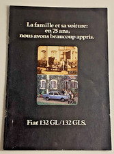 Brochure de Vente  FIAT  132 -