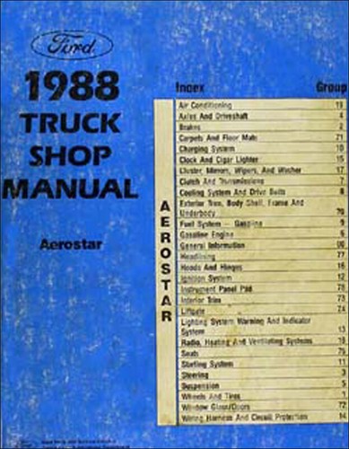 1988 ford aerostar mini - 1988,