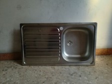 LAVELLO CUCINA A UNA VASCA da incasso - USATO - Acciaio Inox