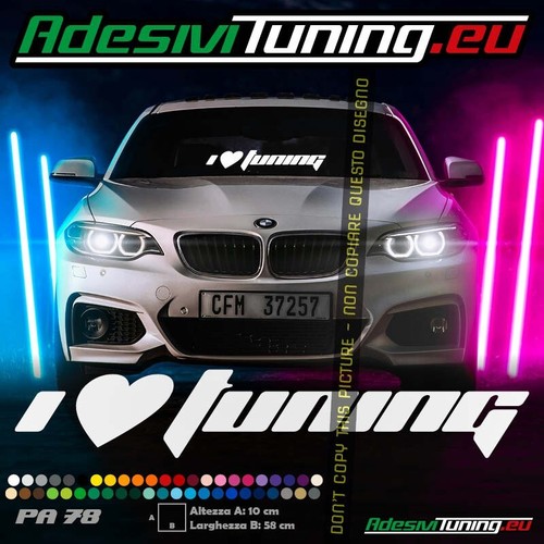 Adesivo love tuning - adesivo, i