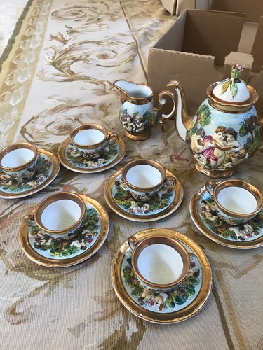 Set tè espresso vintage - set,