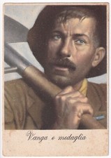 Cartolina militare vanga e - vanga,