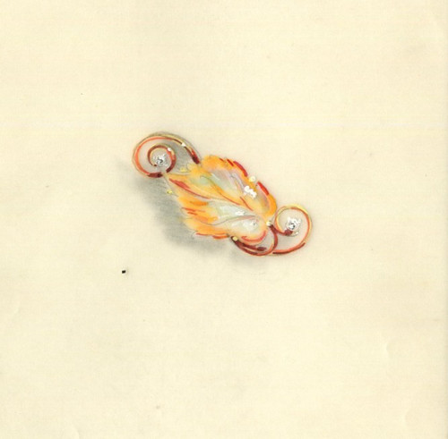 Spilla con fiori gioielli - fiori,