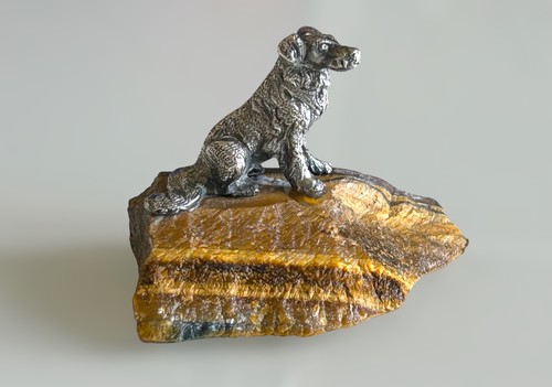 Cane miniatura argento - cane, in