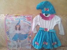 COSTUME VESTITO CARNEVALE ''FOLLETTA'' - bambina- anni 3 - 4 - entra e  leggi