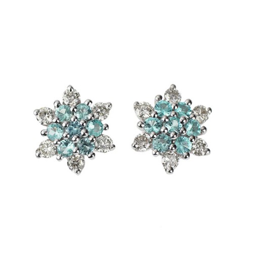 Rari orecchini k18wg paraiba - orecchini,