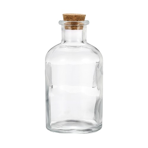 250ml glass bottle - 250ml, wooden