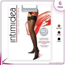 Autoreggenti Intimidea elegance 40 den velate 6 pz