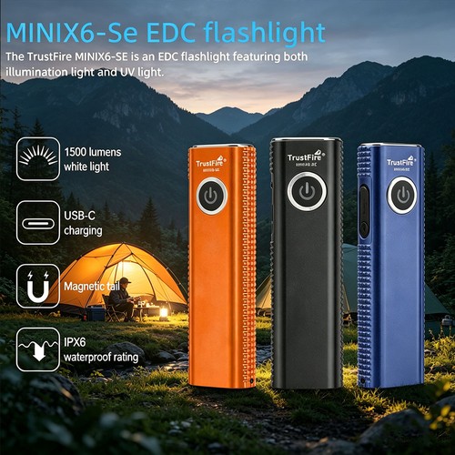 Trustfire 1500lumen edc - 1500lumen,