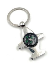 Portachiavi Aereo Con Bussola