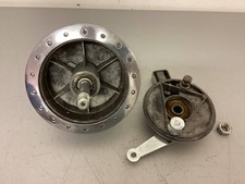 mozzo ruota anteriore D. 123mm usato lucidato senza ganasce ciclomotore epoca fa