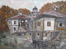 Dipinto ad olio impressionista