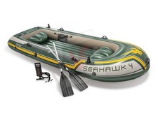 GOMMONE CANOTTO GONFIABILE SEAHAWK INTEX 4 POSTI CM. 351X145X48