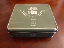 SCATOLA IN LATTA  - GAMBA DI FERRO NAILON- ANNO SANTO 1950- VINTAGE