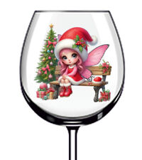 12x Pink Christmas Fairy Tree