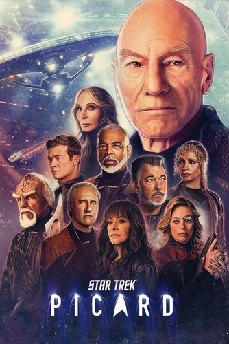 Star trek picard - picard, 11"x17"