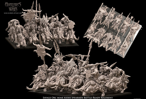 Savage orc boar rider - rider, battle