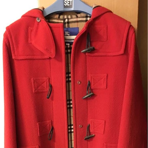 Cappotto burberry duffle rosso - cappotto,