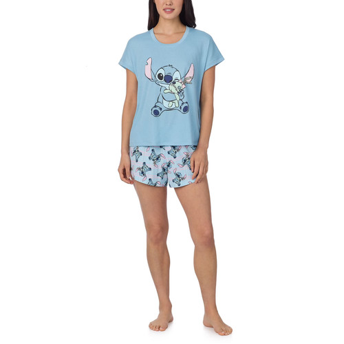 Pigiama corto donna stitch set - corto,