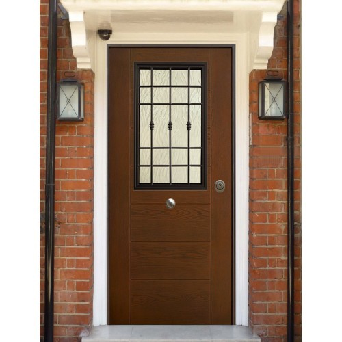 Porta blindata con vetro - con,