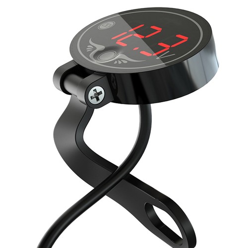 Voltmetro moto 12v misuratore - moto,
