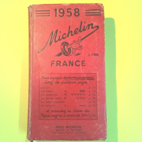 Guida michelin france - france, 1958