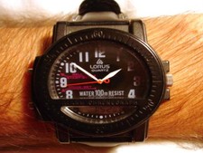 cronometro orologio analogico digitale anadigit Lorus crono originale 42mm con sveglia