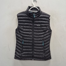 Gilet RAB Microlight Down nero imbottito gilet scaldamuscoli Pertex Nikwax UK 10