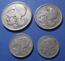 Lotto di 4 monete greche del
