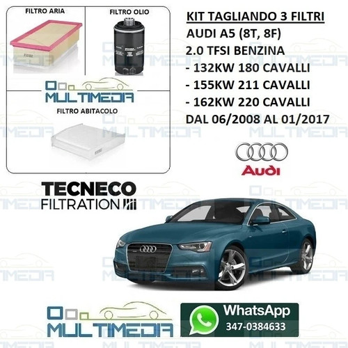 Tagliando filtri tecneco - filtri, per