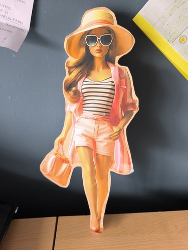 Sagoma polistirolo barbie - sagoma,