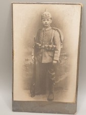 CDV del 1900 militare colorato