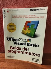 Microsoft Office2000 Visual Basic Guida Programmatore 1^ Ed 1999 Mondadori NO CD