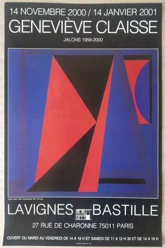 Geneviève claisse affiche - geneviève,