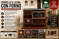 Fornello a Legna con Forno