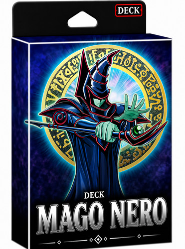Yugioh mazzo deck mago - deck, nero