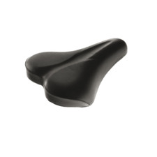 SELLA BASSANO SELLINO BICI BIMBO NERA 20" IN POLIURETANO COMODA CON MORSETTO