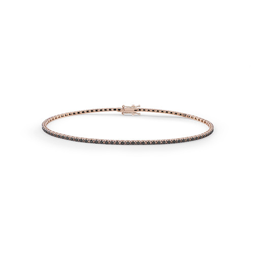 Bracciale tennis bliss marron - bracciale,