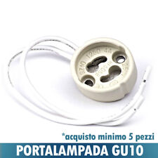 PORTALAMPADA CERAMICA GU10 (ACQUISTO MINIMO 5 Pz.)
