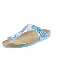 Desigual Azzurro - Taglia 38 Scarpe Donna Sandali Bassi