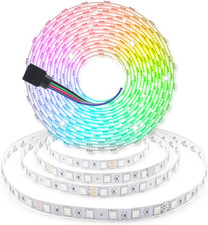 5M Striscia LED RGB SMD5050 24V Nastri LED 300 Catena Luminosa Flessibile Strisc