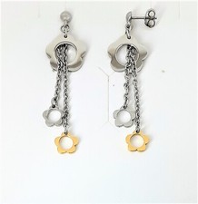 Orecchini pendenti in acciaio